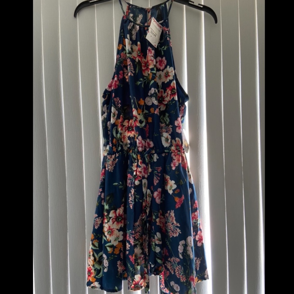 FLORAL ROMPER DRESS
